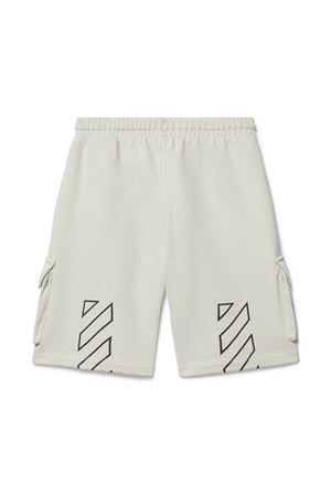 Pantaloncini Bookish OFF WHITE KIDS | OBCI005S25FLE0010510